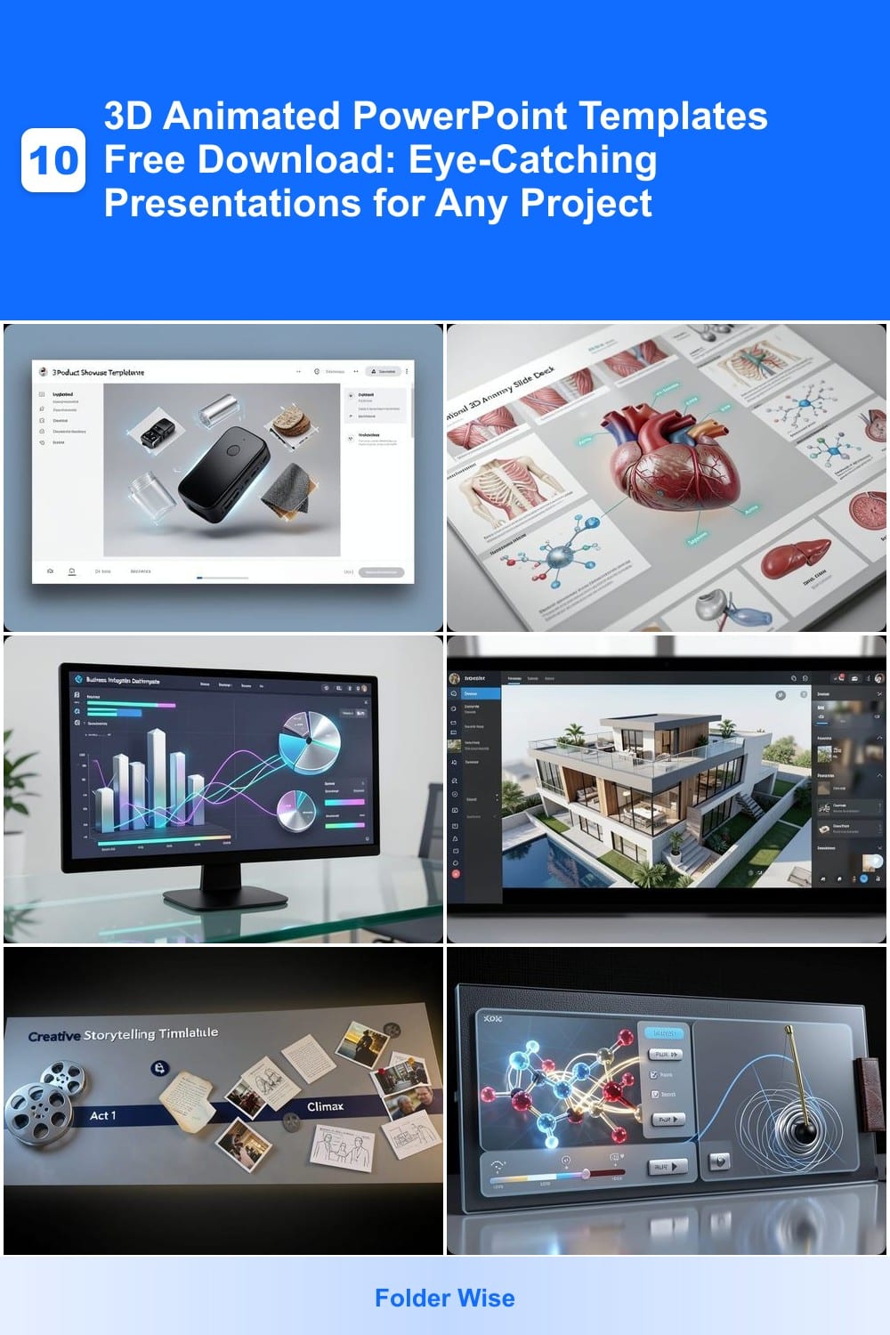 10 3D Animated PowerPoint Templates Free Download: Eye-Catching Presentations for Any Project