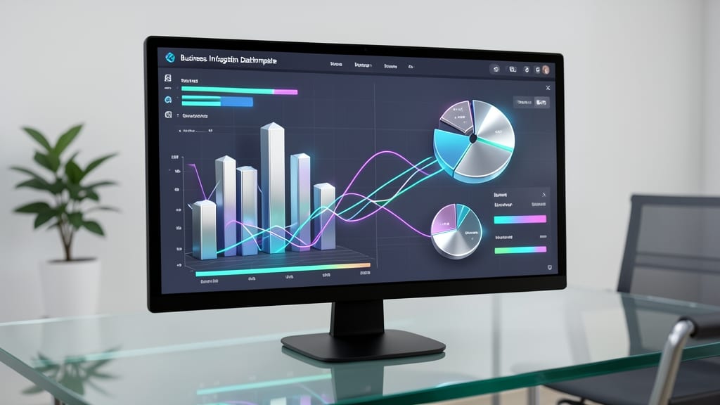 Business Infographic Dashboard Template