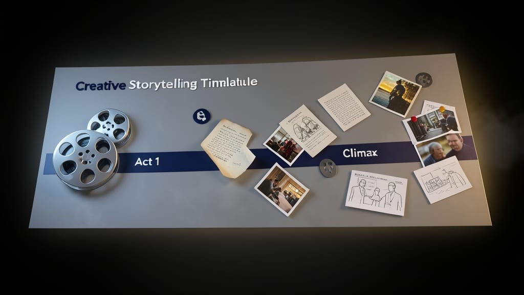 Creative Storytelling Timeline Template