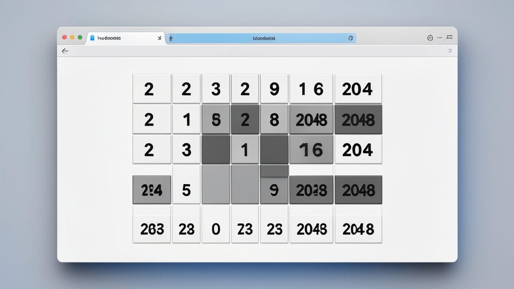 2048 Number Puzzle Game