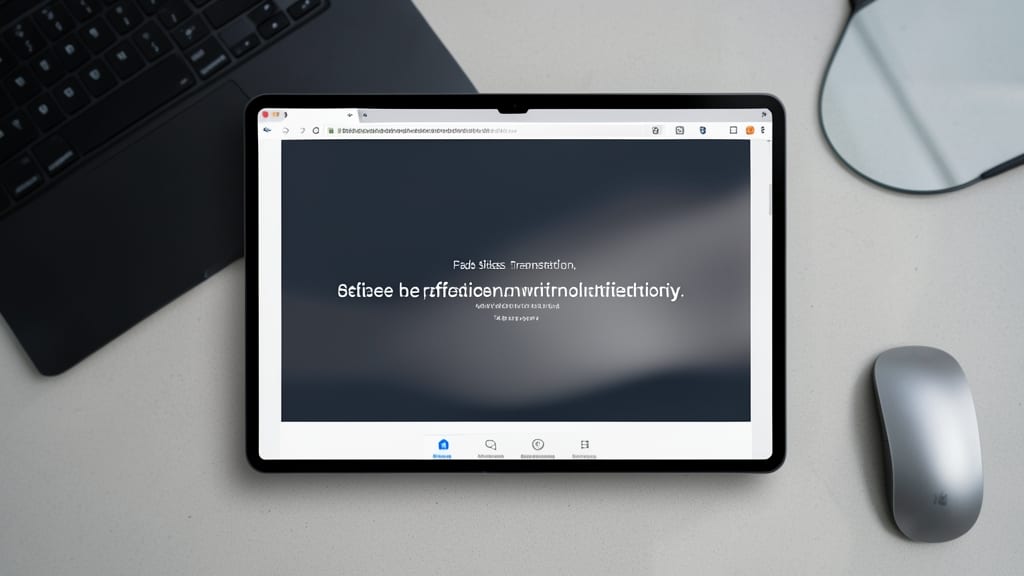 Fade Slide Transition for Elegant Professionalism