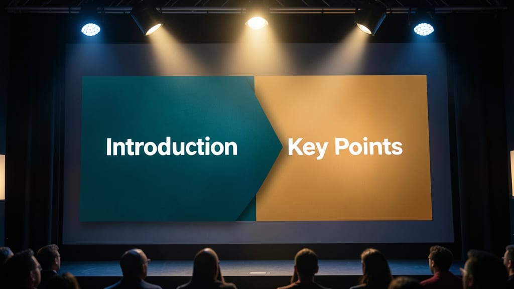 Push Transition for Dynamic Storytelling