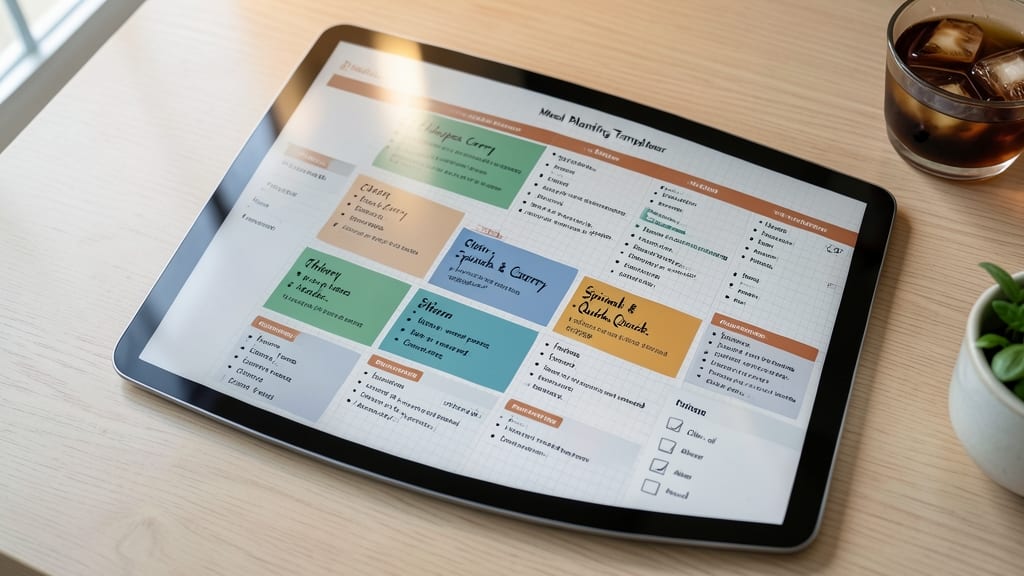 Meal Planning Template