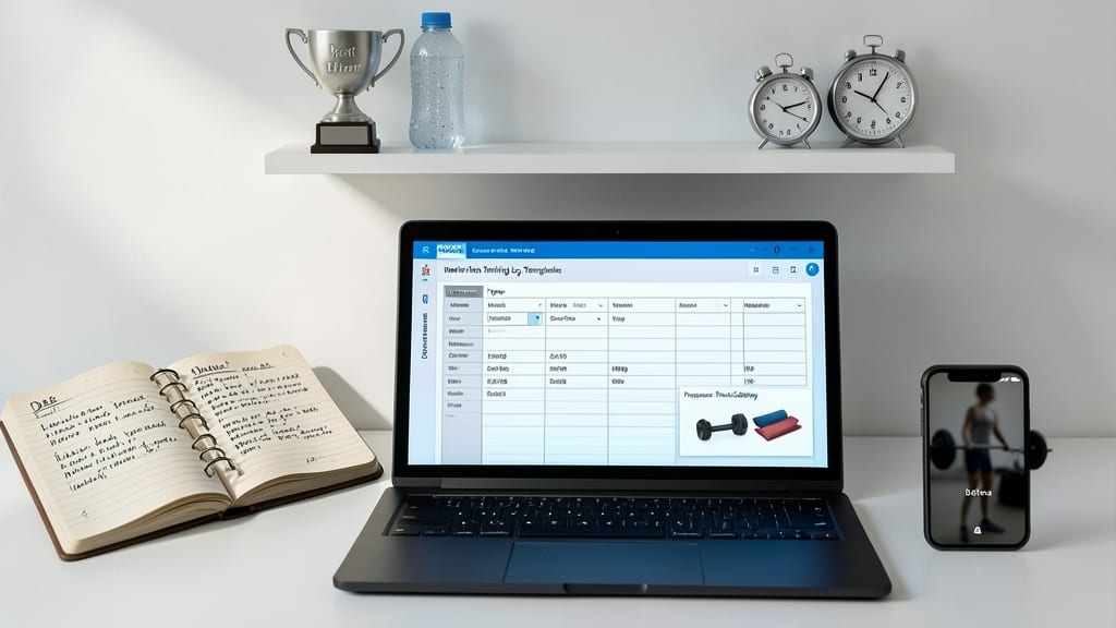 Fitness Training Log Template